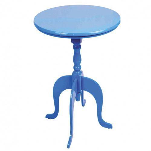 Tamanhos, Medidas e Dimensões do produto Mesa de Apoio Torneada - Azul - Tommy Design