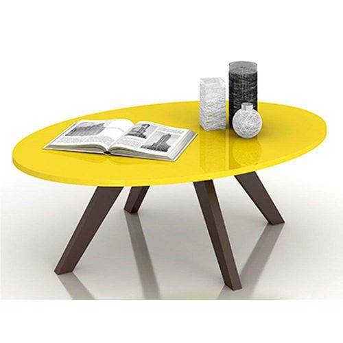 Tamanhos, Medidas e Dimensões do produto Mesa de Centro Alba - Dj Móveis - Amarelo