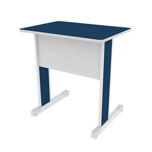 Tamanhos, Medidas e Dimensões do produto Mesa de Escritório Reta Azul Lorenzzo 0,60 X 0,40