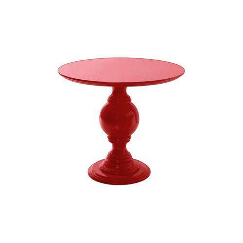 Tamanhos, Medidas e Dimensões do produto Mesa Global Torneada 0.90 - Vermelho -Tommy Design