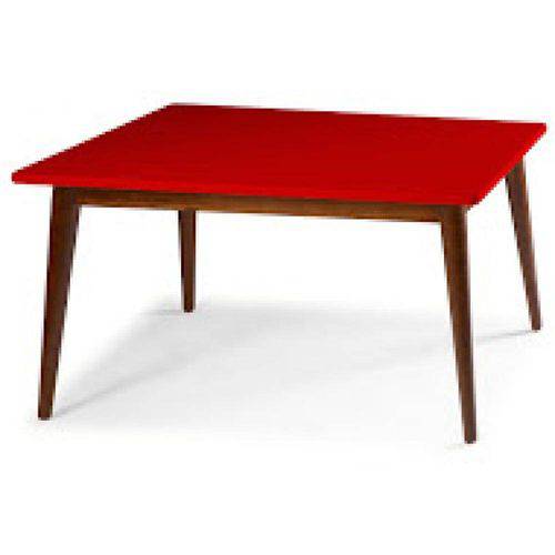 Tamanhos, Medidas e Dimensões do produto Mesa Jantar Novita 1.40 - Vermelho - Tommy Design