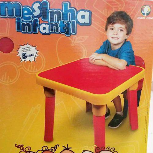 Tamanhos, Medidas e Dimensões do produto Mesinha Infantil com Cadeira Colorida - Educativa
