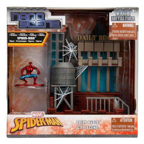 Tamanhos, Medidas e Dimensões do produto Metalfigs Nano Spider-Man City - Homem Aranha Metal Die Cast