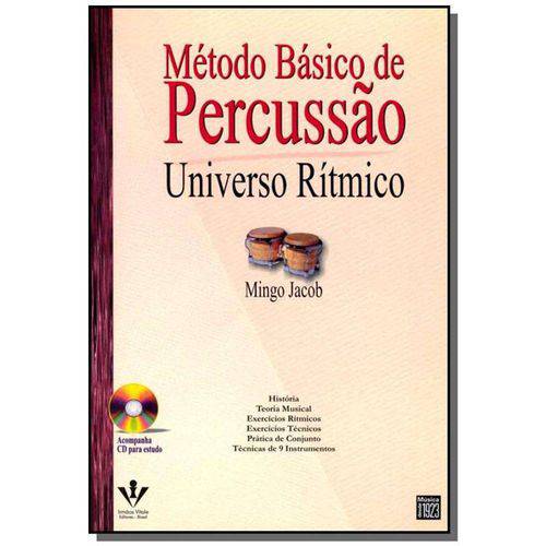 Tamanhos, Medidas e Dimensões do produto Metodo Basico de Percussao - Irmaos Vitale