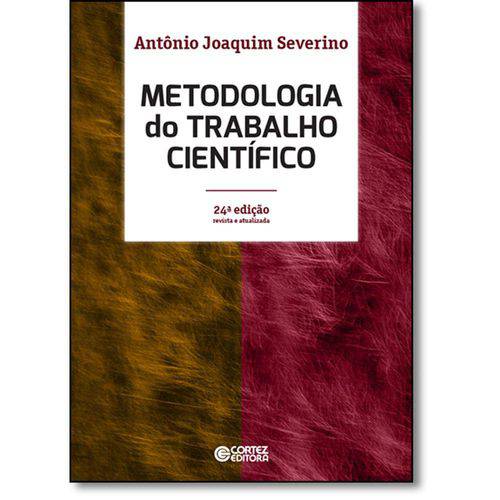 Tamanhos, Medidas e Dimensões do produto Metodologia do Trabalho Científico - 24ª Ed.