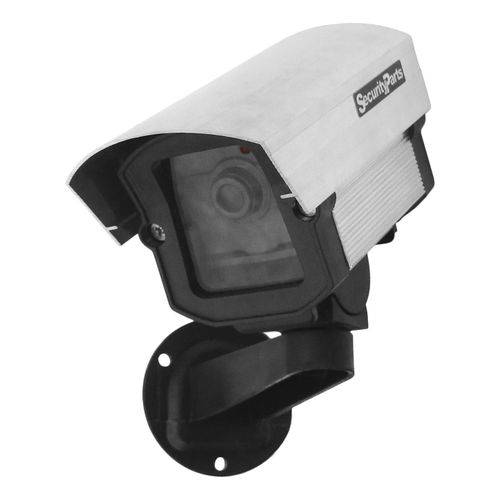Tamanhos, Medidas e Dimensões do produto Micro Câmera Falsa com Led para Segurança Residencial + Placa Sorria