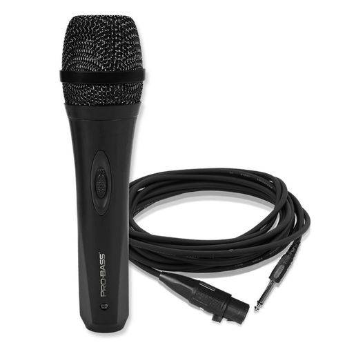 Tamanhos, Medidas e Dimensões do produto Microfone de Mão com Fio Pro Bass Pro Mic 500