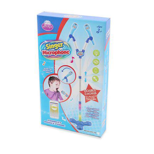 Tamanhos, Medidas e Dimensões do produto Microfone Karaoke Duplo Infantil