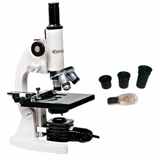 Tamanhos, Medidas e Dimensões do produto Microscópio Biológico Monocular Aumento de 20x Até 640x - 110 V