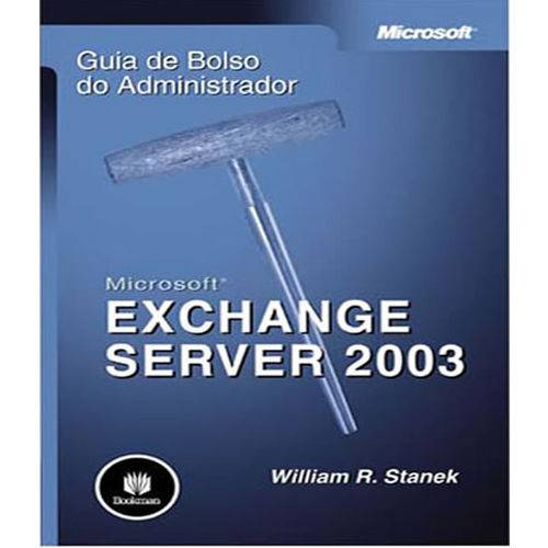 Tamanhos, Medidas e Dimensões do produto Microsoft Exchange Server 2003 Guia de Bolso