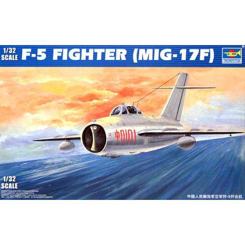 Tamanhos, Medidas e Dimensões do produto MiG-17F Fresco - 1/32 - Trumpeter 02205