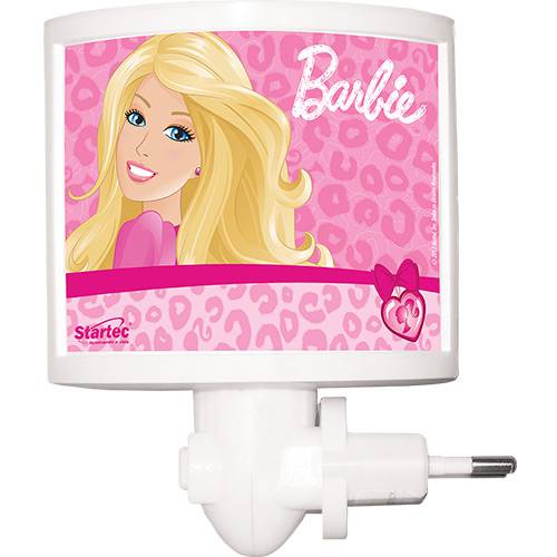 Tamanhos, Medidas e Dimensões do produto Mini Abajur Infantil de Parede Barbie LED - Startec
