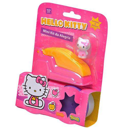 Tamanhos, Medidas e Dimensões do produto Mini Boneca Hello Kitty Sunny Massinha de Modelar 2 Potes e Acessórios