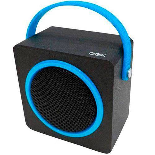 Tamanhos, Medidas e Dimensões do produto Mini Caixa de Som Bluetooth 10w Azul - Color Box Sk404 Oex