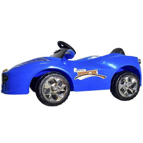 Tamanhos, Medidas e Dimensões do produto Mini Carro Elétrico Infantil Azul - Bateria Recarregável de 6v - Importway