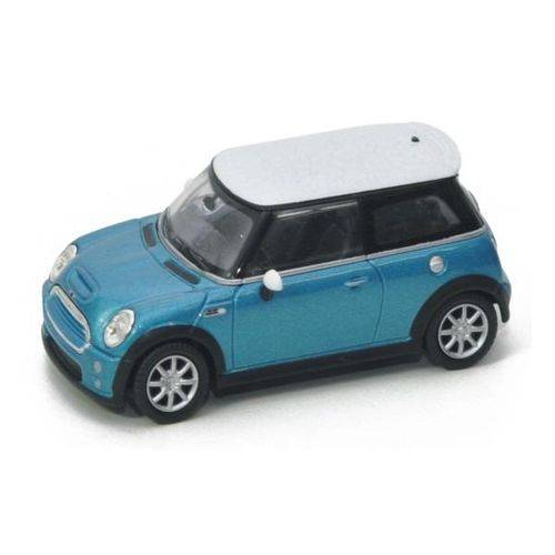 Tamanhos, Medidas e Dimensões do produto Mini Cooper S - Escala 1:43 - Yat Ming - Azul