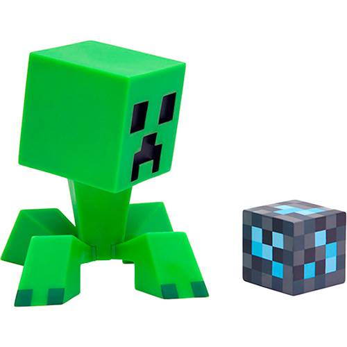 Tamanhos, Medidas e Dimensões do produto Mini Figura Minecraft Creeper - Jinx
