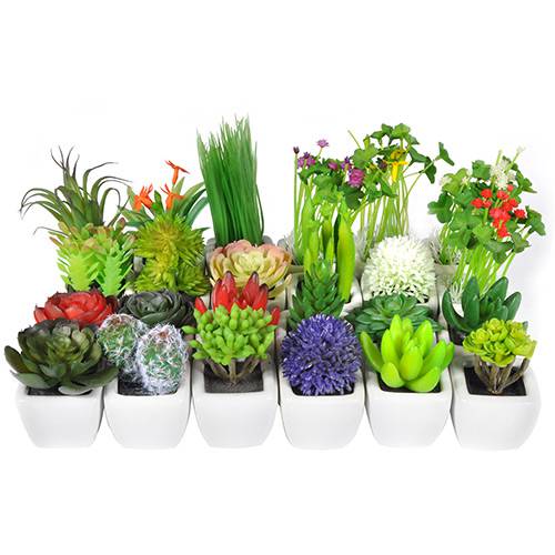 Tamanhos, Medidas e Dimensões do produto Mini Flores Artificiais Kit com 24 Flores - BTC KF0028