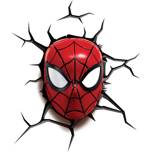 Tamanhos, Medidas e Dimensões do produto Mini Luminária Lil' 3D Light Fx Marvel Homem Aranha