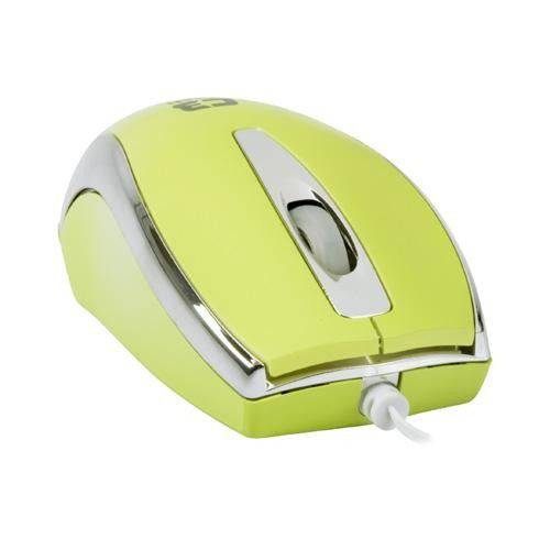 Tamanhos, Medidas e Dimensões do produto Mini Mouse C3Tech Óptico Retrátil USB 800DPi Verde MS2209-2R GSI