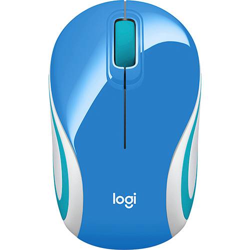 Tamanhos, Medidas e Dimensões do produto Mini Mouse Logitech M187 Sem Fio Azul 1000dpi