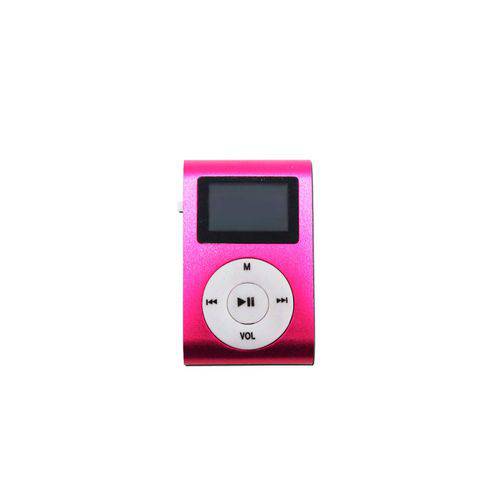 Tamanhos, Medidas e Dimensões do produto Mini Mp3 Player C/ Fone de Ouvido Pink