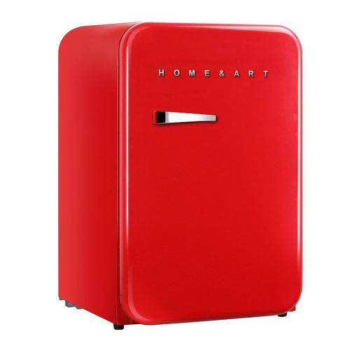 Tamanhos, Medidas e Dimensões do produto Mini Refrigerador Retro Home & Art 106 Litros Vermelho
