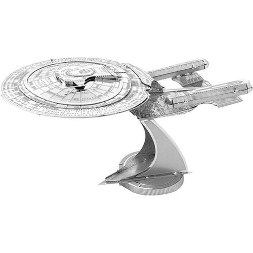 Tamanhos, Medidas e Dimensões do produto Mini Réplica de Montar Metal Earth USS Enterprise 1701-D