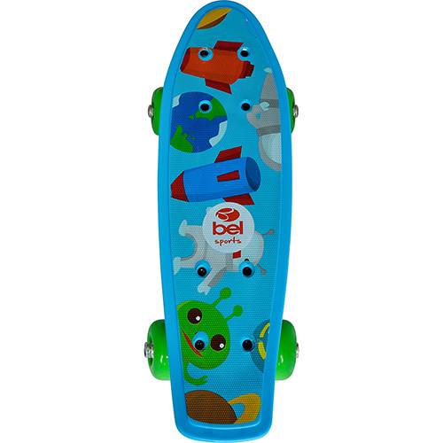 Tamanhos, Medidas e Dimensões do produto Mini Skate Infantil PP Azul - BelFix