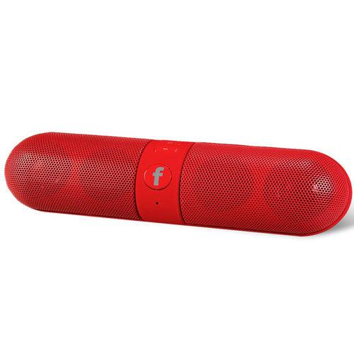 Tamanhos, Medidas e Dimensões do produto Mini Speaker Bluetooth USB/Micro Sd/Radio Vermelho