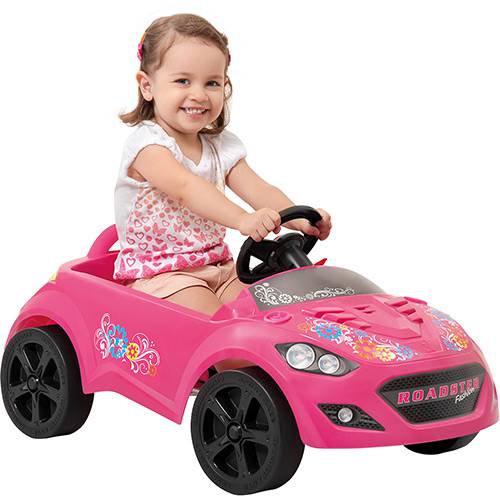 Tamanhos, Medidas e Dimensões do produto Mini Veículo Infantil Roadster Pink - Brinquedos Bandeirante