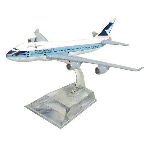 Tamanhos, Medidas e Dimensões do produto Miniatura Boeing 747-400 Cathay Pacific - 16 Cm