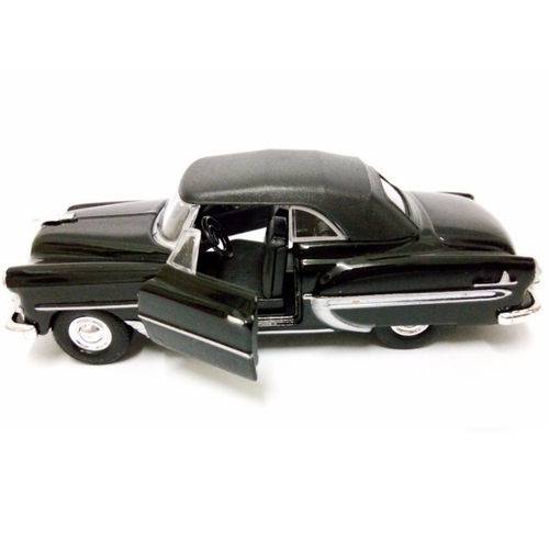 Tamanhos, Medidas e Dimensões do produto Miniatura Carro de Coleção Antigo Chevrolet Bel Air 1953 1/36 Welly Cor Preto