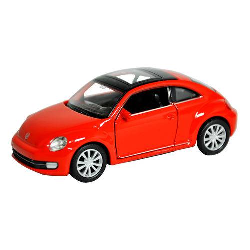 Tamanhos, Medidas e Dimensões do produto Miniatura Carro de Coleção Volkswagen The Beetle / Fusca Cor Vermelho