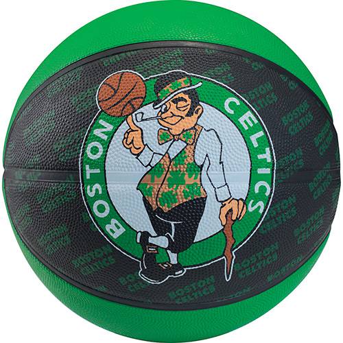 Tamanhos, Medidas e Dimensões do produto Minibola de Basquete Spalding 13 NBA Celtics Sz 3 Unica Uni