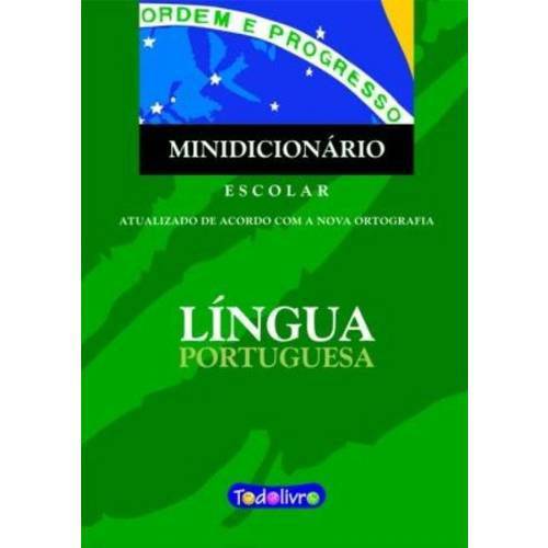Tamanhos, Medidas e Dimensões do produto Minidicionario Escolar da Lingua Portuguesa - Conforme Nova Ortografia