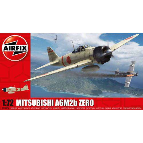 Tamanhos, Medidas e Dimensões do produto Mitsubishi A6M2b Zero - 1/72 - Airfix A01005A