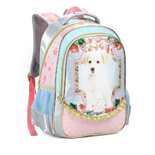 Tamanhos, Medidas e Dimensões do produto Mochila Feminina Infantil Seanite Costas Cachorro 11634