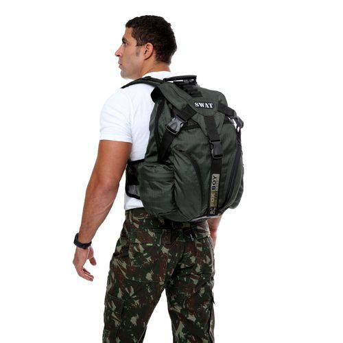 Tamanhos, Medidas e Dimensões do produto Mochila Militar Tática Swat Verde Oliva - Fox Boy