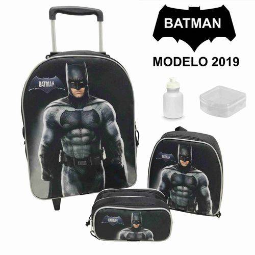 Tamanhos, Medidas e Dimensões do produto Mochila Rodinha Batman Infantil Escolar Modelo 2019
