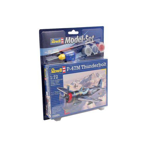 Tamanhos, Medidas e Dimensões do produto Model-Set P-47M Thunderbolt - 1/72 - Revell 63984