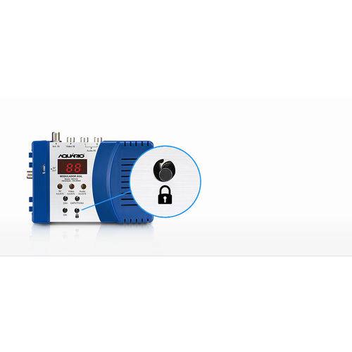 Tamanhos, Medidas e Dimensões do produto Modulador Agil Aquario de Audio e Video para Tv/catv MOD-002