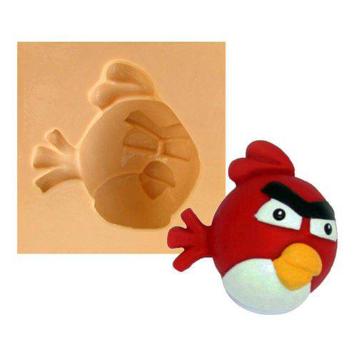 Tamanhos, Medidas e Dimensões do produto Molde de Silicone para Biscuit Casa da Arte - Modelo: Angry Birds 1217