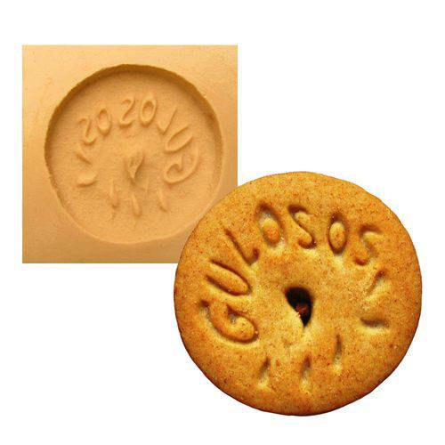 Tamanhos, Medidas e Dimensões do produto Molde de Silicone para Biscuit Casa da Arte - Modelo: Bolacha Gulosos 1195