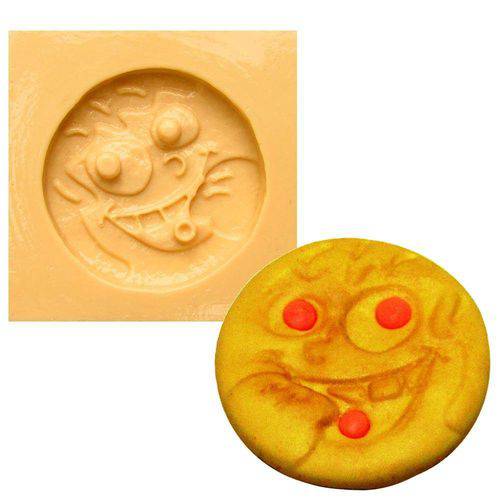 Tamanhos, Medidas e Dimensões do produto Molde de Silicone para Biscuit Casa da Arte - Modelo: Bolacha Traquinas 772