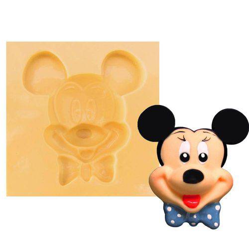 Tamanhos, Medidas e Dimensões do produto Molde de Silicone para Biscuit Casa da Arte - Modelo: Mickey 242