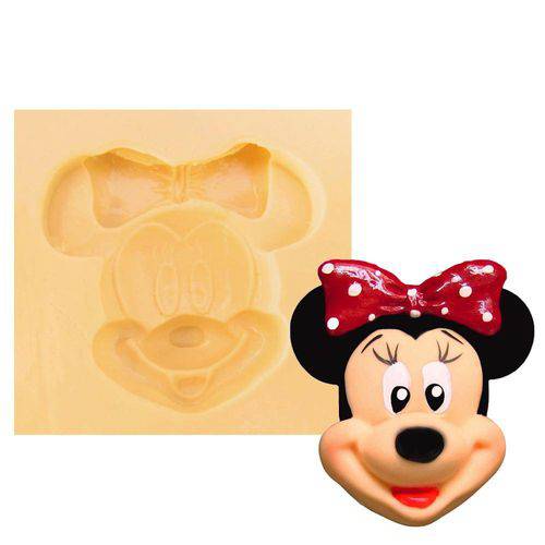 Tamanhos, Medidas e Dimensões do produto Molde de Silicone para Biscuit Casa da Arte - Modelo: Minnie 243