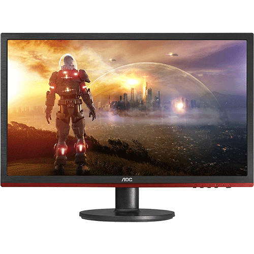 Tamanhos, Medidas e Dimensões do produto Monitor Gamer LED 24" 1ms Full HD Freesync Widescreen G2460VQ6 - AOC