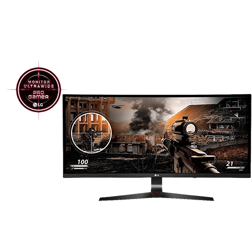 Tamanhos, Medidas e Dimensões do produto Monitor Gamer LED 34'' IPS Curvo Ultrawide Full HD 34UC79G - LG