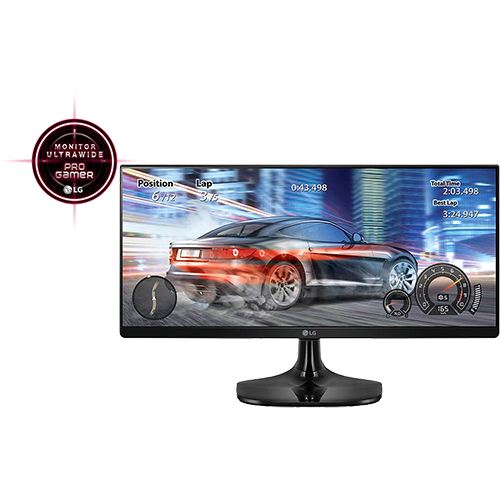 Tamanhos, Medidas e Dimensões do produto Monitor Gamer LED 25 IPS Ultrawide Full HD 25UM58 - LG
